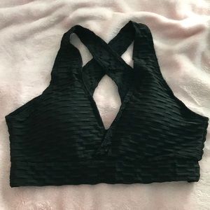I’m selling a black bombut sports bra